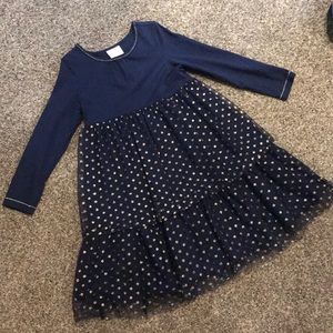 Navy/gold Hannah Anderson dress